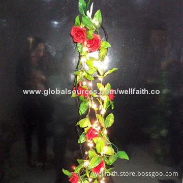 Wedding LED Battery String Light with Flashing Seductive Christmas Wreath